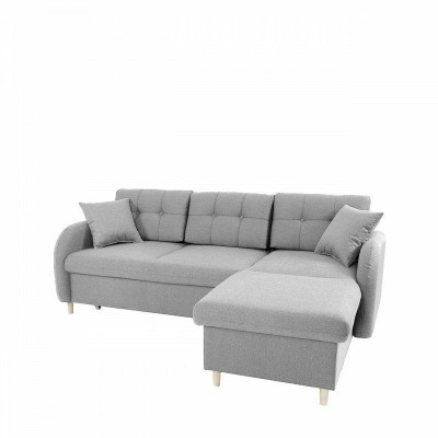 Design Ecksofa Sofa Bettfunktion Couch Polster Sitz Eck Sofas Schlafcouch Ecke