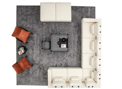 Sofagarnitur L-Form Designer Polstersofa Design Sessel Polstermöbel Ecksofa