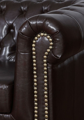 Design Sofa 2 Sitzer Couch Chesterfield Polster Sitz Garnitur Leder Textil Neu