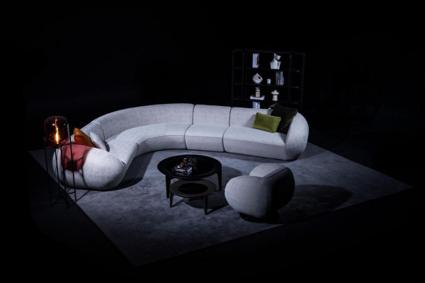 Graue Ecksofagarnitur Wohnzimmer Polstersofa Luxus Ecksofagruppe Sofa