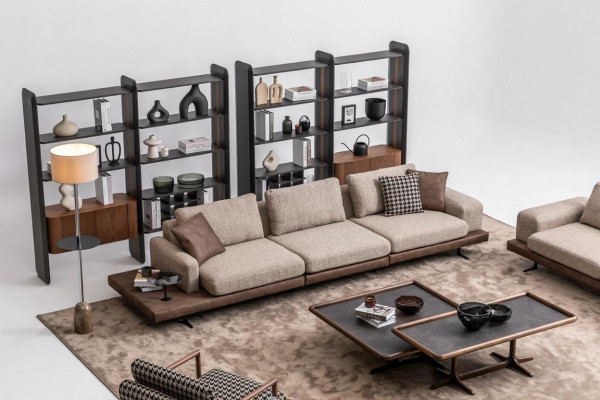 Moderne Sofagarnitur Wohnlandschaft Wohnzimmer Sofas Fünsitzer