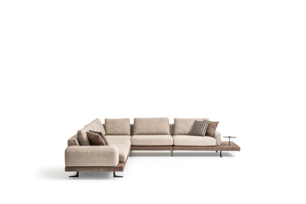 L-Form Sofa mit Ablageflächen Wohnzimmermöbel Couch Sofas Polstermöbel