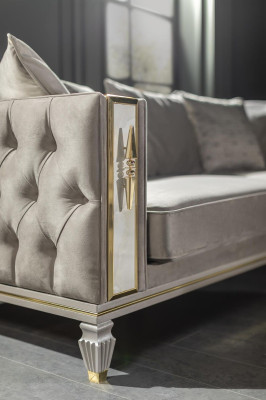 Chesterfield Sofa xxl Couch Polster big Sofas Design Möbel Einrichtung