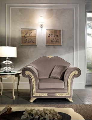 Wohnzimmer Set Sofagarnitur Holz Wohnzimmer Klassische Design Italien Set 9tlg.