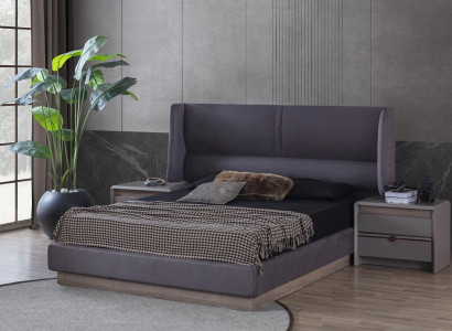 Schlafzimmer Set Luxus Komplettes Bett 2x Nachttisch Modern 3tlg Neu