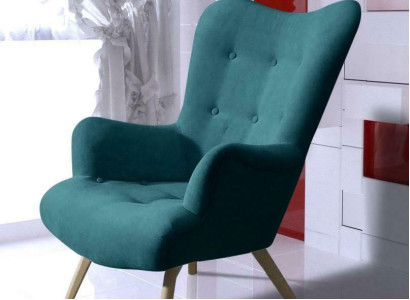 Sessel Einsitzer Lounge Club Möbel Ohrensessel Sofa Couch Fernseh Polster Neu