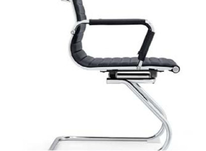 Besucherstuhl mit Armlehne Freischwinger Konferenzstuhl Büromöbel