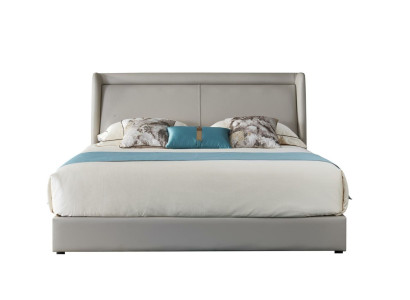 Bett Polster Design Luxus Doppel Hotel Betten Schlaf Zimmer Leder Neu 180x200cm