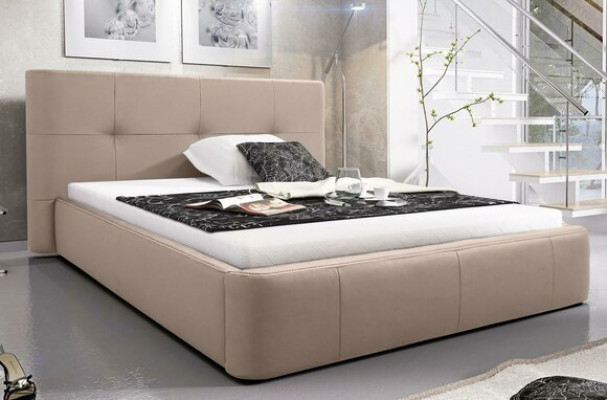 Bett Polster Design Luxus Doppel Hotel Betten Schlaf Zimmer Modern Leder