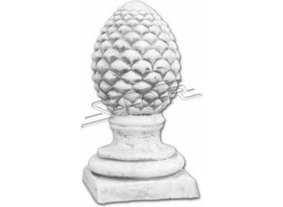 Blumen Säule Ständer Garten Terrasse Natur Dekoration Säulen Weiß Statue