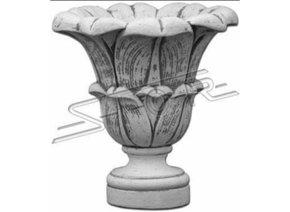 Blumenkorb Blumen Vase Gefäss Garten Figuren Terrasse Dekoration Statue