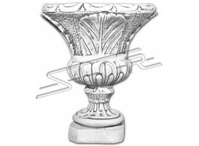 Blumenkübel Natur Pflanz Kübel Dekoration Figur Vasen Blumentöpfe Garten