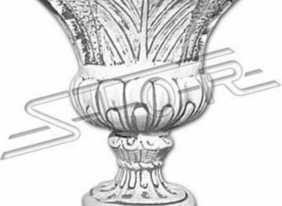 Blumenkübel Natur Pflanz Kübel Dekoration Figur Vasen Blumentöpfe Garten