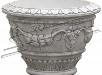 Blumenkübel Natur Pflanz Kübel Dekoration Vasen Figur Garten Blumentöpfe