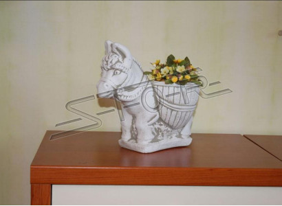 Blumenkübel Pflanz Kübel Dekoration Figur Vasen Blumentöpfe Natur Garten