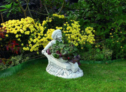 Blumenkübel Pflanz Kübel Dekoration Figur Vasen Natur Blumentöpfe Garten