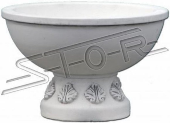 Blumenkübel Pflanz Kübel Dekoration Garten Vasen Natur Figur Blumentöpfe