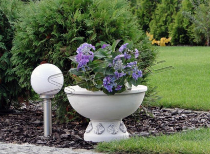 Blumenkübel Pflanz Kübel Dekoration Garten Vasen Natur Figur Blumentöpfe