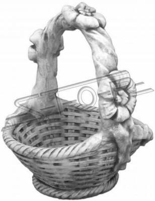 Blumenkübel Pflanz Kübel Dekoration Natur Garten Figur Vasen Blumentöpfe