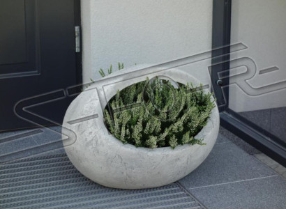 Blumenkübel Pflanz Kübel Dekoration Natur Garten Vasen Blumentöpfe Figur