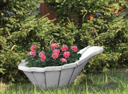 Blumenkübel Pflanz Kübel Dekoration Natur Garten Vasen Figur Blumentöpfe