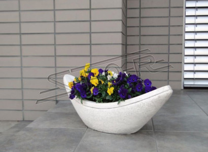 Blumenkübel Pflanz Kübel Dekoration Natur Vasen Garten Figur Blumentöpfe