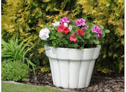 Blumenkübel Pflanz Kübel Dekoration Vasen Garten Natur Figur Blumentöpfe