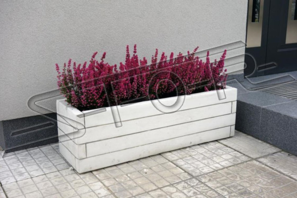 Blumenkübel Pflanz Kübel Natur Dekoration Garten Vasen Blumentöpfe Figur