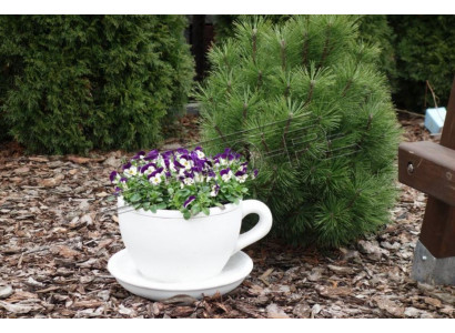 Blumenkübel Pflanz Kübel Natur Dekoration Vasen Figur Garten Blumentöpfe