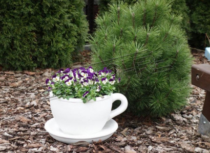 Blumenkübel Pflanz Kübel Natur Dekoration Vasen Figur Garten Blumentöpfe