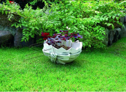 Blumenkübel Pflanz Natur Kübel Dekoration Figur Garten Blumentöpfe Vasen