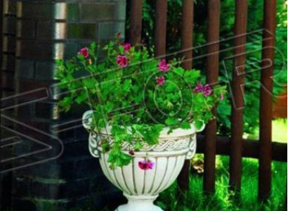 Blumenkübel Pflanz Natur Kübel Dekoration Figur Vasen Blumentöpfe Garten