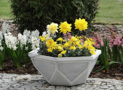 Blumenkübel Pflanz Natur Kübel Dekoration Garten Vasen Figur Blumentöpfe