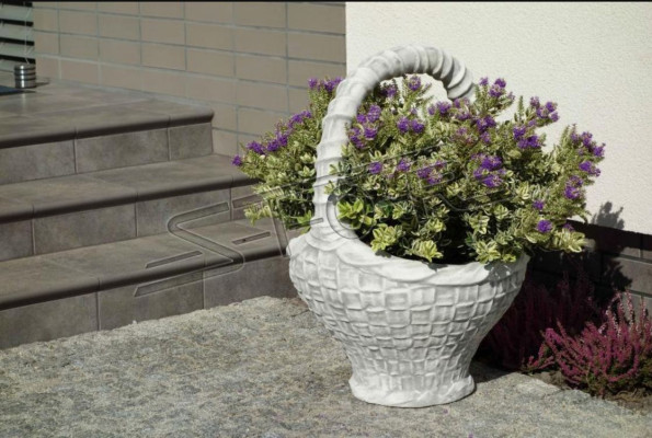 Blumentöpfe Kasten Dekorative Topf Blumen Töpfe XXL Beton Garten Terrasse