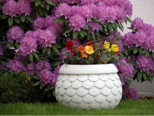 Blumentöpfe Kasten Topf Blumen Töpfe XXL Dekorative Garten Beton Terrasse