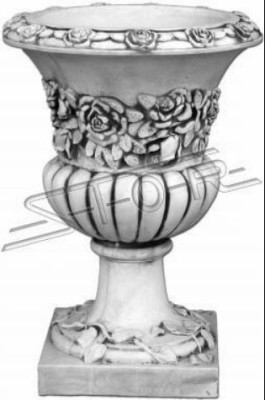 Blumenvase Blumen Kasten Garten Stein Dekoration Deko Antik Stil Blumen