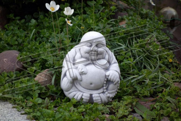 Buddha Statue Statuen Skulpturen Figur Dekoration Garten Terrasse