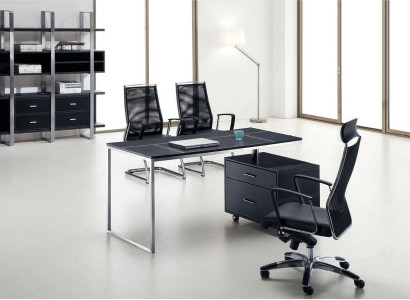 Büro Einrichtung Set 2tlg. Garnitur Schreibtisch Wandregal Tisch Regale