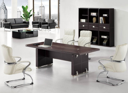 Büro Möbel Tische Besprechungs & Konferenztische Tisch 3x Aktenschrank