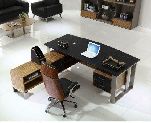Büro Set Schreibtisch Arbeitszimmer 2tlg. Sessel Tisch Büro Einrichtung Möbel