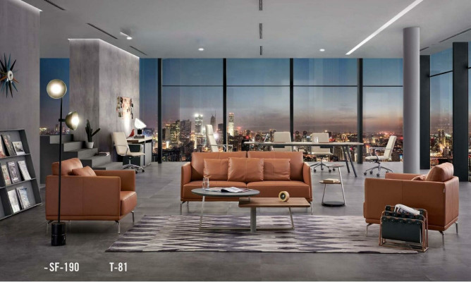 Büroeinrichtung Polster Sitz Möbel Sofa Garnitur 311 Sitz Gruppe Couchtisch