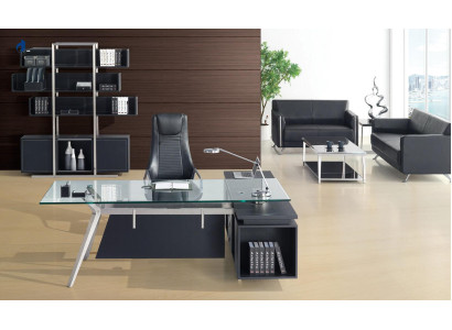 Büromöbel Set Schreibtisch Aktenschrank Designer Wandregal moderne