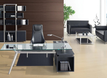 Büromöbel Set Schreibtisch Aktenschrank Designer Wandregal moderne