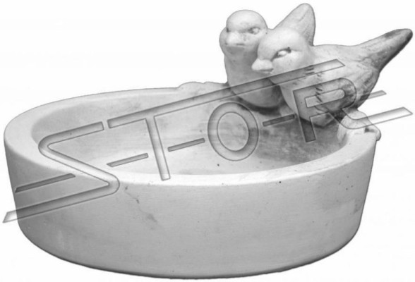 Dekor Vogel Tränke Skulptur Design Figur Statue Garten Figuren Statuen