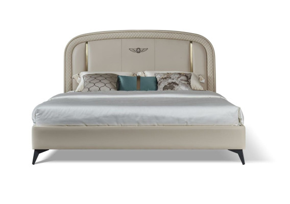 Design Bett Schlafzimmer Textil Leder Polster Hotel Moderne Betten