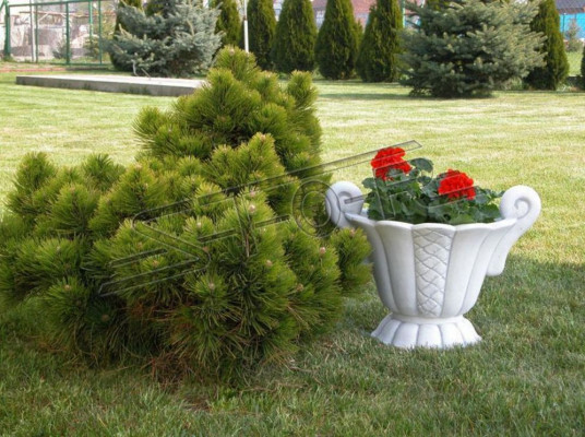 Design Blumentopf Top Planz Deko Kübel Gefäß Figur Töpfe Gesicht Skulptur