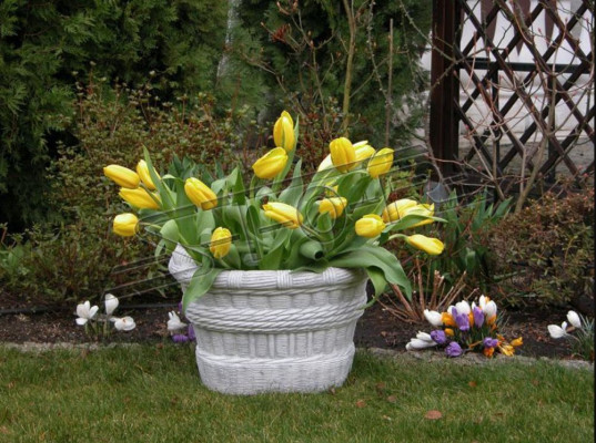 Design Blumentopf Top Planz Kübel Gefäß Töpfe Figur Deko Gesicht Skulptur