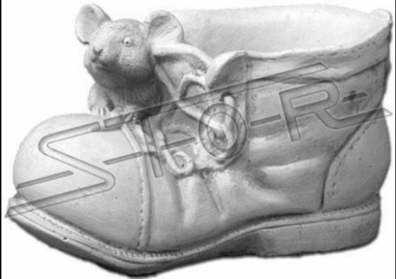 Design Blumentopf Top Planz Kübel Gefäß Töpfe Figur Schuh Skulptur