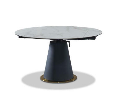 Design Esstisch Holz mit Edelstahl Elementen Tische Esszimmer Deko Möbel