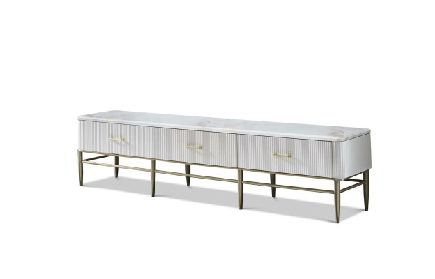 Design Kommode Anrichte Side Dekor Low Board Schrank Wohn Zimmer Regal